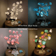 thumbnail image 4 of Lámpara LED de árbol con base cuadrada, simulación de rosa, lámpara de barra con control remoto RGB, regalo de cumpleaños, decoración creativa, luz de noche para habitación, 4 of 5