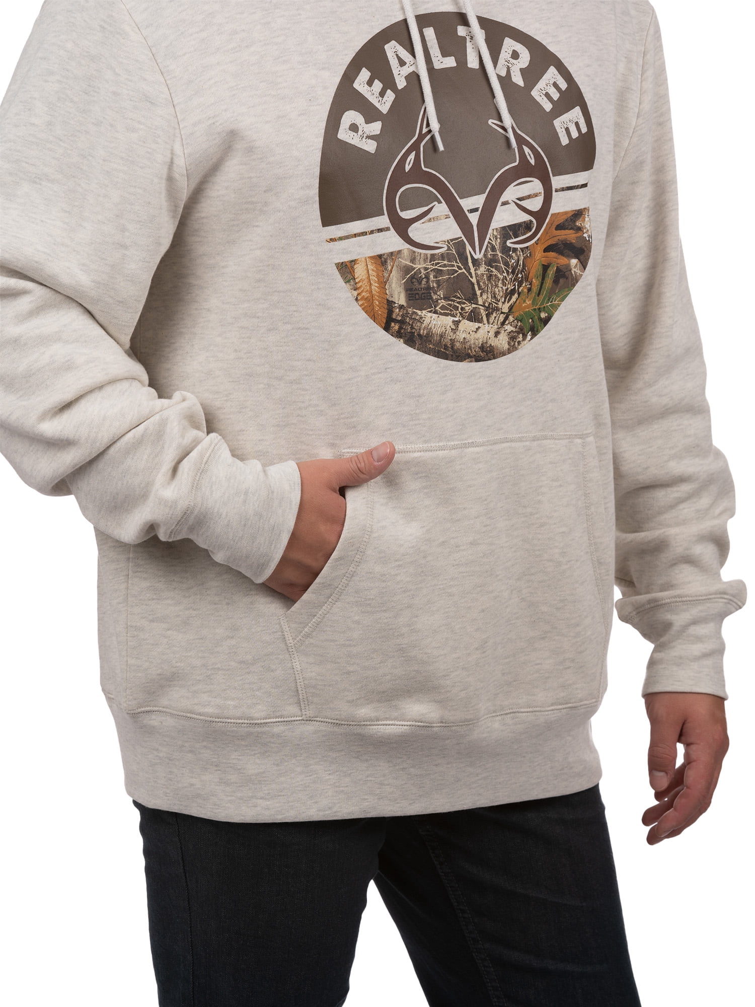 Realtree Men’s Graphic Hoodie with Long Sleeves