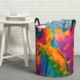 thumbnail image 6 of Yiaed Colorful Parrot Jungle Dream A Print Large Laundry Basket,Dirty Clothes Hamper, Baby Laundry Hamper for Toys, Woven Laundry Basket for Clothes, Blanket Storage Basket-Medium, 6 of 6