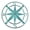 Aqua, variant on Zeckos Aqua Metal Compass Rose Wall Decor 20.25 inch Coastal Nautical Beach Art - Aqua - Size 20.25 inch diameter
