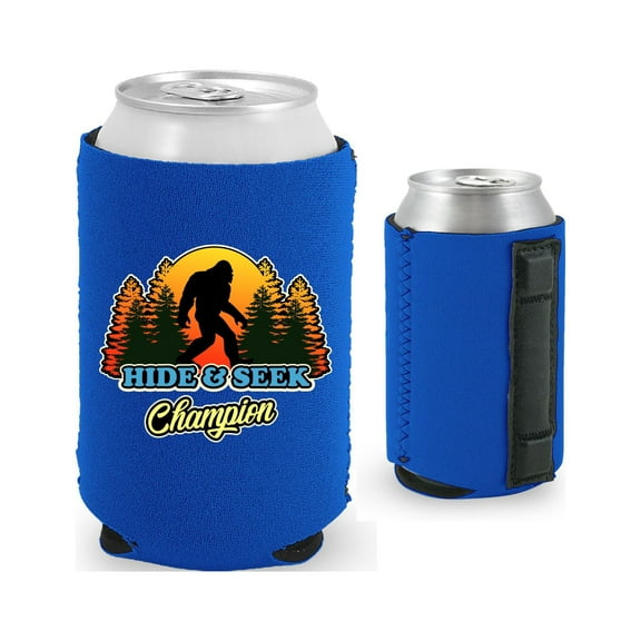 Hide & Seek Champion Bigfoot Magnetic Can Coolie (Royal Blue)