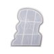 thumbnail image 2 of Molde de resina de silicona para posavasos, herramienta de molde epoxi para joyería de cristal DIY 157x123x15mm, 2 of 9