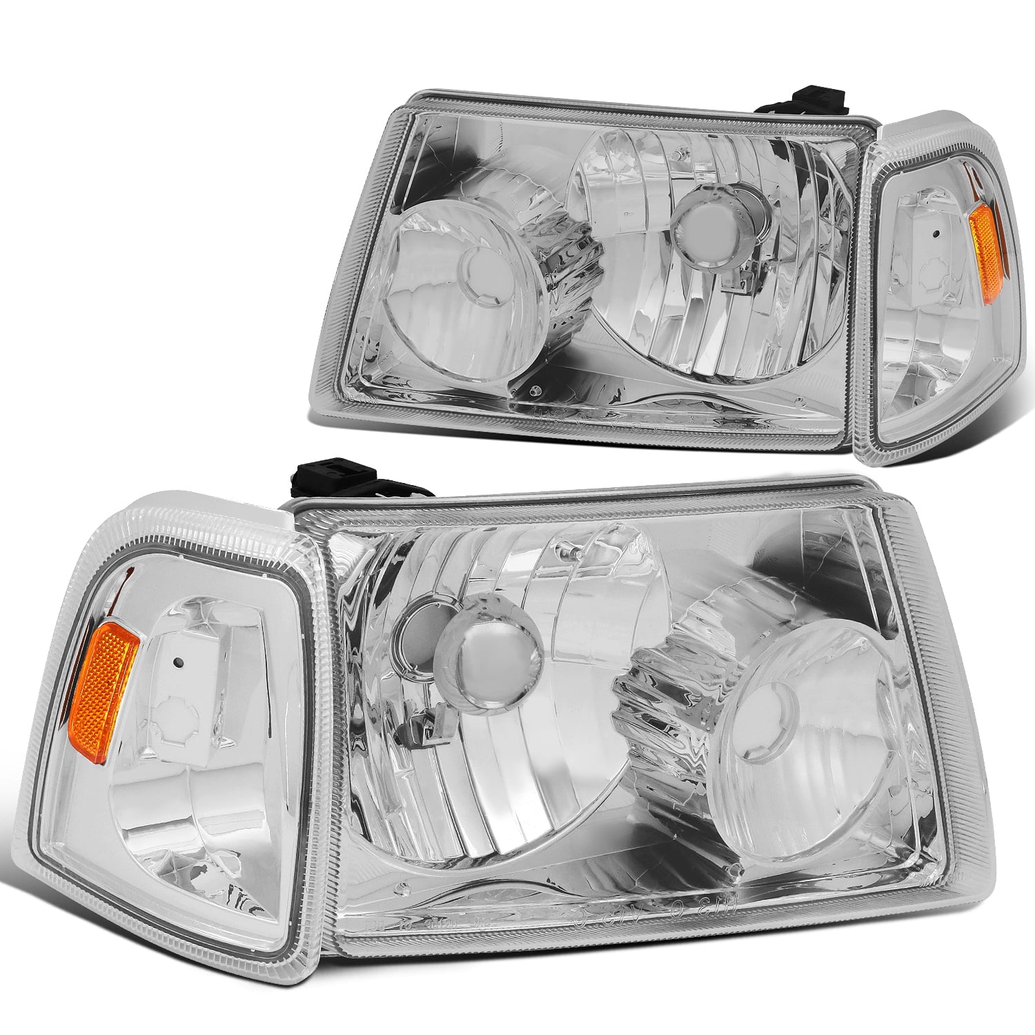 DNA MOTORING HL-OH-SIE994P-CH-AM Headlight Assembly