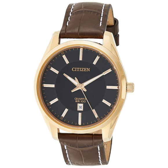 Reloj Citizen BI1033-04E Cuarzo Correa de Cuero Marrón Acero