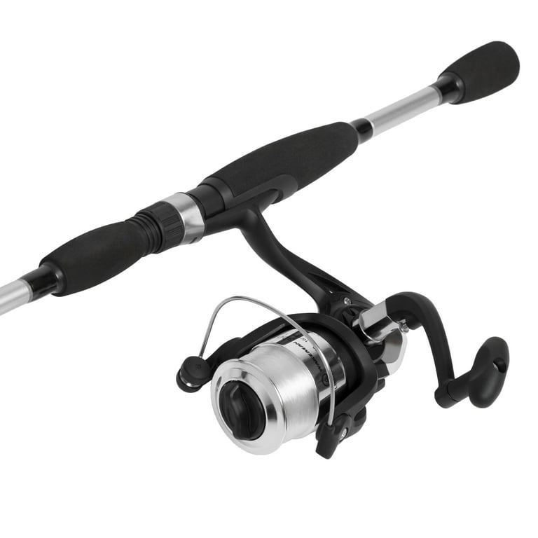 Wakeman Strike Series Spinning Rod and Reel Combo, Silver