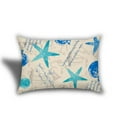 thumbnail image 4 of Housses de Coussin à Fermeture Éclair Intérieures/extérieures Oceans Creations - Tissu Bleu (Lot de 3), 4 of 5