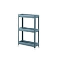 thumbnail image 2 of karymi Slim Rolling Storage Cart Three Layer Narrow Type Practical Rack with Wheels Shelf for Kitchen Bathroom Laundry Pantry Small Spaces Gift Ideas Family Gifts, 2 of 6
