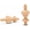 25, variant on Unfinished Wood Finials Decorative, 4-1/4 inch, for Bed Post Finial, Curtain Rod Finials, Flagpole Topper, and Crafts, Pack of 12 Large Craft Finials, by