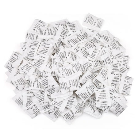 - 2g Silica Gel Desiccant Packets, 160 Packs, Safe Odorless Non-Toxic Moisture Absorbing Drying Bag