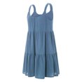 thumbnail image 2 of Coduop Women Cotton linen Sleeveless A-line Tank Dress-Both for Home Nightgown and Going Out Dress, 2 of 8