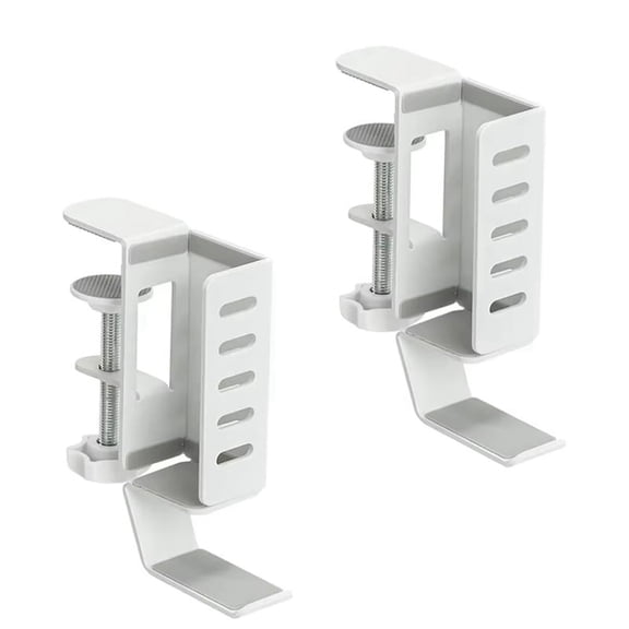 Desk Side Vertical Laptop Stand,No Drill Laptop Desktop Mount,Hanging Laptop Holder for Desk Side,Clamp on Desk B