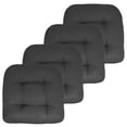 thumbnail image 1 of Paquete de 4 almohadillas para sillas de patio Sweet Home Collection Premium, 19 x 19 cm, 1 of 4
