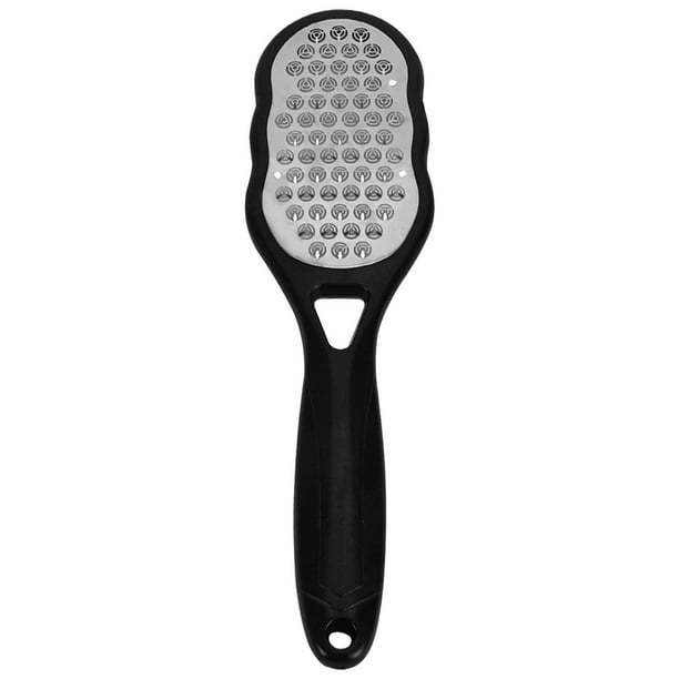 Limas para pies, herramienta de acero inoxidable para el cuidado de los pies, removedor de callos de placa grande para callos nuevo negro