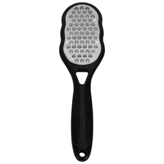 Limas para pies, herramienta de acero inoxidable para el cuidado de los pies, removedor de callos de placa grande para callos nuevo negro