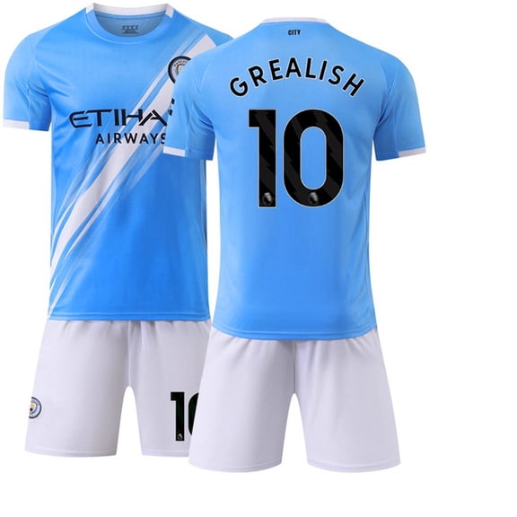 Youth Soccer Jersey Set | Breathable Football Uniforms for Boys & Girls | Lightweight Team Kids Shirts & Shorts Age 3-5y