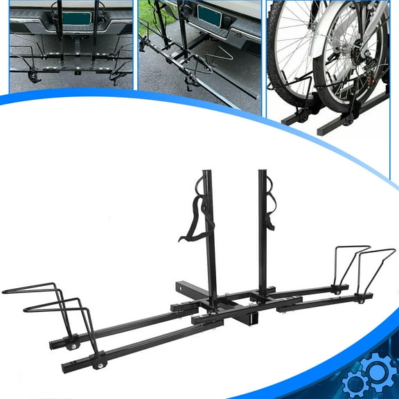 2 Bike Bicycle Rack Carrier Hitch Mount 2 inch Truck SUV Heavy Duty Steel