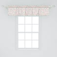 thumbnail image 2 of Ambesonne Nautical Window Valance, Ocean Coral Reef Marine, 54" X 12", Tan Rose Slate Blue, 2 of 3