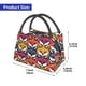 thumbnail image 2 of Fotbe Fox Face Bolsa Térmica Portátil con Estampado, Bolsa de Entrega de Alimentos Aislada, Bolsa Reutilizable de Gran Capacidad para Comidas y Supermercado, 2 of 6