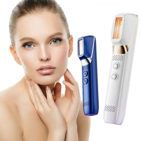 High-Frequency Facial Toning Wand with Red Light, At-Home Skin Rejuvenation Device for a Firmer-Looking, Sculpted Appearance,Klein Blue