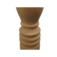 thumbnail image 3 of BingLTD- 23" Unfinished Hardwood Round Pedestal Post (TL-580-PEDESTAL), 3 of 3