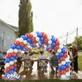 thumbnail image 6 of PMU DIY Professional Balloon Arch Premiere Kit (Patriotic Red, White, and Blue) Balloon Garland for Party Decoration, Decoration Kit for Birthday Party, Graduation, Baby Shower Pkg/1, 6 of 6