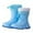 Z1-2-Blue, variant on CHENge Toddler Kids Rain Boots For Boys Girls,Solid Color Waterproofs High Top Low Heel Rain Boots,Lightweight Spring Summer Fall RainBoots(Sky Blue)
