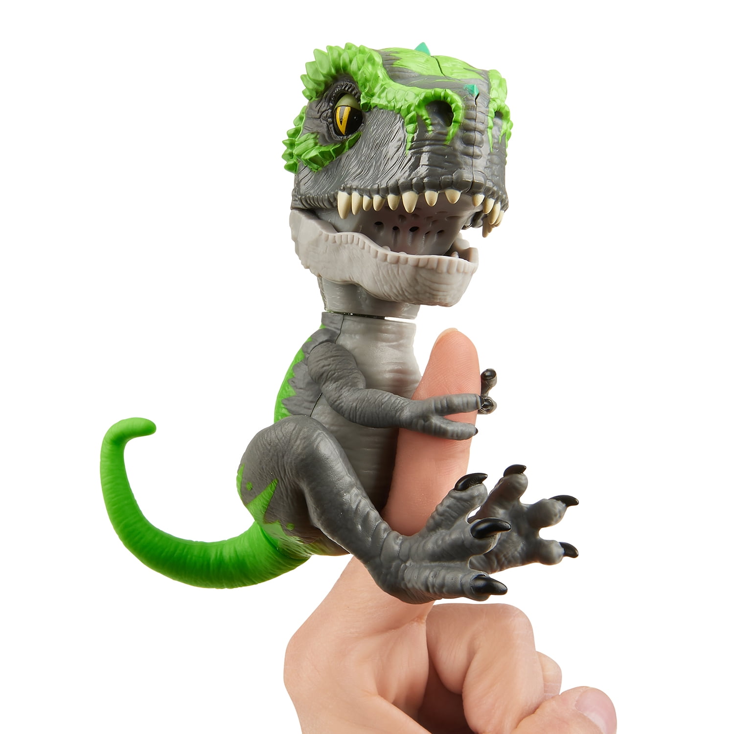 Untamed Raptor Stealth Green Dinosaur Fingerlings WowWee Interactive Collectible for sale online 