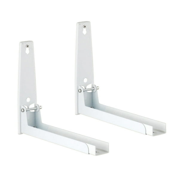 GOOHOCHY 1 par de soportes de montaje para microondas, estante plegable para horno de cocina, rejilla elástica