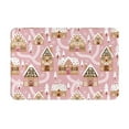 thumbnail image 2 of Uemuo Gingerbread Houses Pink Wonderland Printed Door Mat Indoor Doormat 16"x24",Front Back Door Mats Non Slip Entrance Rugs,Inside Doormats for Entryway, 2 of 9