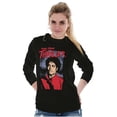 thumbnail image 3 of Michael Jackson King of Pop Thriller Crew Neck Long Sleeve Graphic Tee Brisco Brands S, 3 of 5
