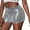Silver, variant on Gubotare Shorts For Women High Waisted Women Casual Leather Shorts High Waist Shorts Pleather Short with Pockets,Gold L