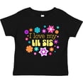 thumbnail image 3 of Inktastic I Love My Lil Sis Boys or Girls Toddler T-Shirt, 3 of 5