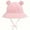 Pink, variant on WEIYLL Hats For Baby Newborn Outdoor Cartoon Bear Ears Wide Brim Fisherman Adjustable Drawstring Comfort Style During Summer Activities Kids Baby Sun Cap