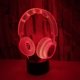 thumbnail image 2 of Luz nocturna 3D con auriculares para niños, lámpara LED de ilusión con 16 colores cambiantes y control remoto, regalo de cumpleaños, decoración para dormitorio infantil y adulto, decoración navideña., 2 of 5