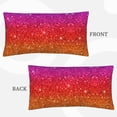 thumbnail image 3 of Easygdp Rainbow Glitter Envelope Closure Pillowcase - 20x36in, Queen Pillowcase, Breathable, Stain-Resistant, Wrinkle-Free, 3 of 9