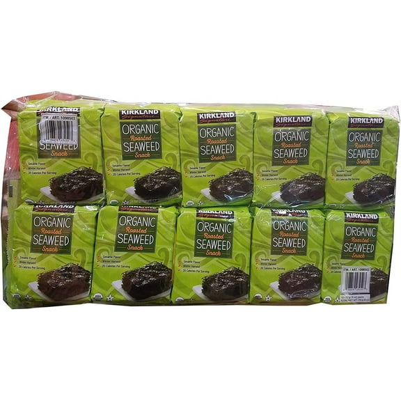 Organic Roasted Seaweed Snack Pack of 20 (0.6 Ounces each)