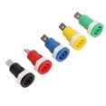 thumbnail image 2 of Terminal de conector, conector tipo banana de 4 mm Buenos conectores tipo banana Conector tipo banana probado y confiable, 2 of 9