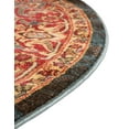 thumbnail image 4 of Unique Loom Sahand Collection Area Rug - Arsaces (8' Round Navy Blue/Gray), 4 of 7