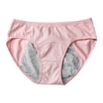 thumbnail image 3 of Women's Menstrual Panties Mid-Waist Cotton Postpartum Underwear, Leak Proof Full Coverage Period Briefs, Protective Sanitary Panties for Heavy Flow, Breathable Incontinence Briefs, 3 of 4