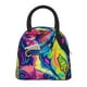 thumbnail image 1 of Disketp Neon Pop Art Pitbull Bolsa Térmica para Almuerzo, Lonchera con Abertura Amplia y Gran Capacidad, Organizador Reutilizable para Mujeres, Hombres y Adultos, 1 of 6