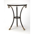 thumbnail image 2 of Beaumont Lane Metal Furniture Glass and Metal Accent Table in Black, 2 of 4
