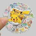 thumbnail image 2 of 100Pcs Pikachu Sticker Stickers Mixed Pack,Cartoon Characters Stickers Movie Decorative Sticker for Kids Teens Adults Waterproof Stickers for Water Bottle Laptop, 2 of 3