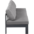thumbnail image 4 of Meridian Furniture Nizuc Canapé Modulaire d'Extérieur Gris pour Patio, 4 of 9