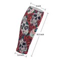 thumbnail image 3 of 3D Printed Calf Compression Sleeves, 360 Seamless Leg Sleeves for Running, Cycling & Sports, One Size, Skull Pirate Print, 3 of 6