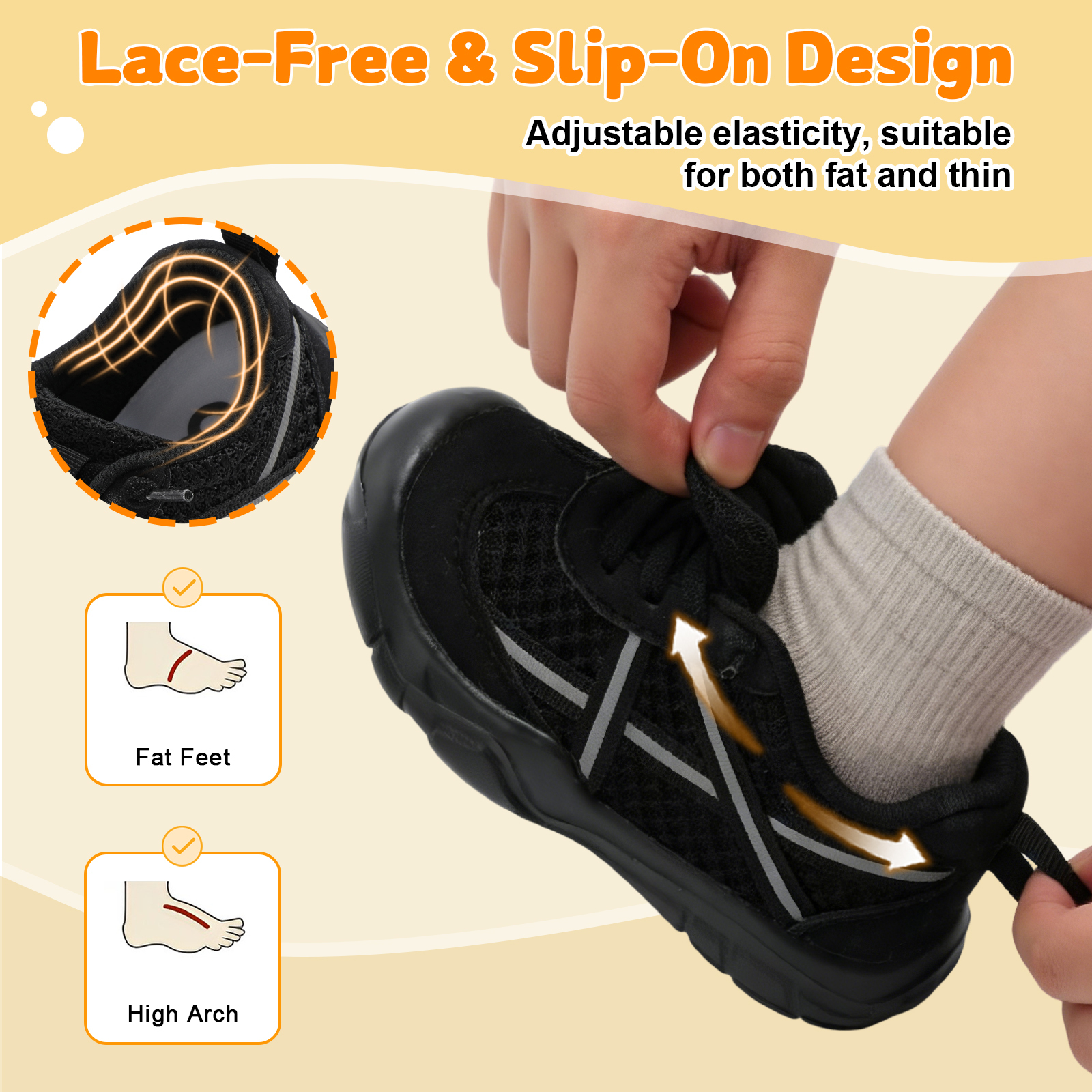 Barerun Toddler Pull-On Knit Walking Shoes photo 8