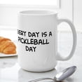 thumbnail image 6 of CafePress - Pickleball Mugs - 15 oz Ceramic Large White Novelty Mug, 6 of 6