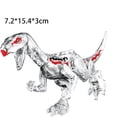 thumbnail image 5 of Bloques de construcción de dinosaurios jurásicos Indominus Rex DIY Tyrannosaurus Figuras de acción Modelos Juguetes para niños Animales Regalos de cristal, 5 of 5