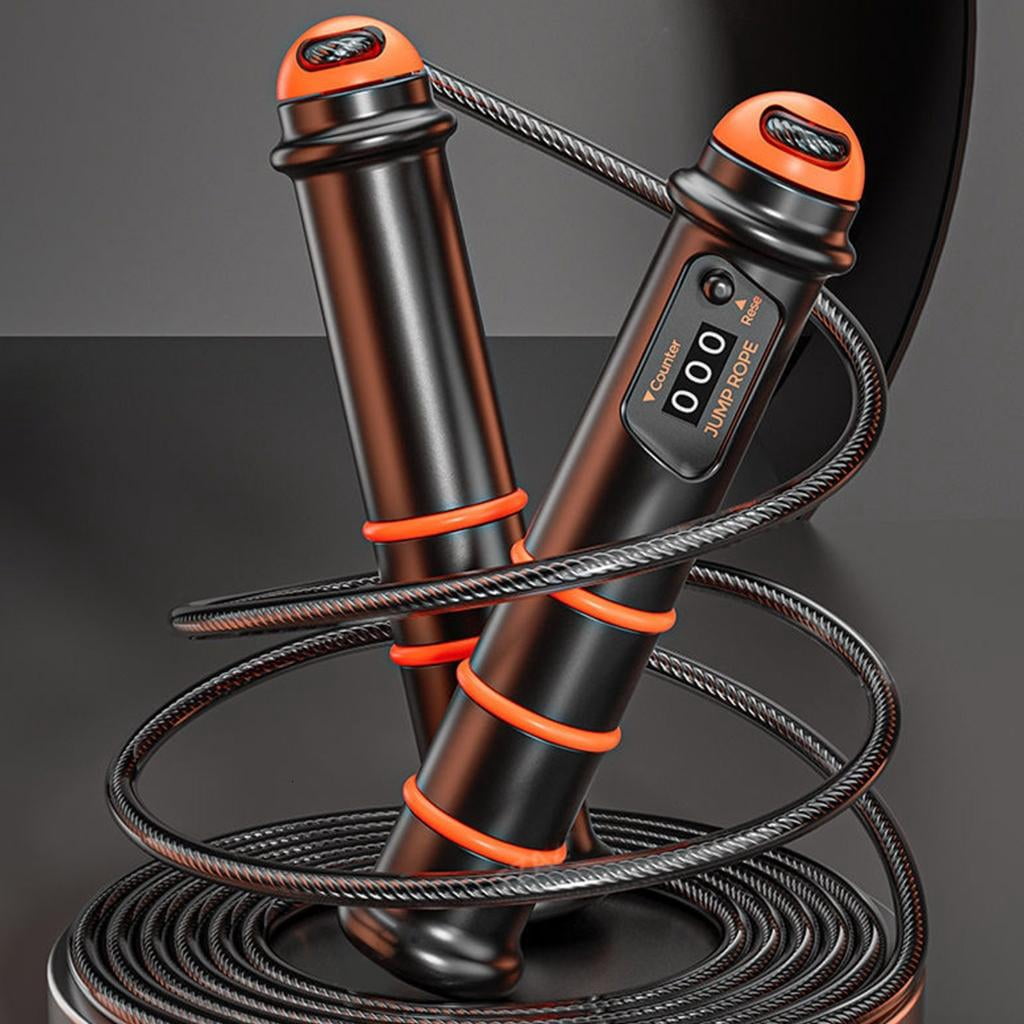 Yihuala Jump Rope Skipping Rope Colorful Weighted Tangles Frees for Fitness Training, Countable, Removable and Adjustable
