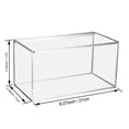 thumbnail image 4 of SEANADO Face Mask Dispenser Box Acrylic Gloves Holder Hygiene Station with Lid for Disposable Emesis Bag, Shoe Cover and Hairnet，Tabletop Holder, 4 of 5