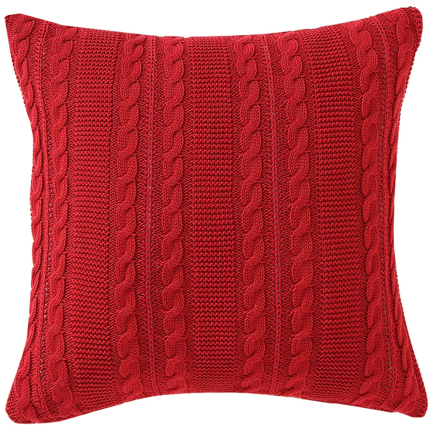 VCNY Home Dublin Cable Knit 18" x 18" Square Decorative Throw Pillow